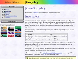 Furryring - Kaizo's Web site