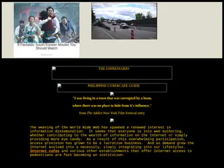 The Espressario: Philippine Cybercafe Guide