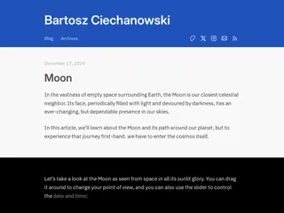 Moon – Bartosz Ciechanowski