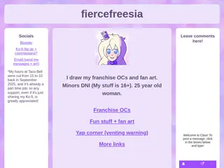 fiercefreesia's website