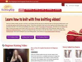 Learn How to Knit with Knitting Videos - KnittingHelp.com