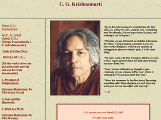 (U.G.Krishnamurti)