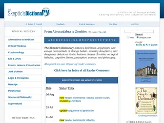 The Skeptic's Dictionary