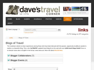 Links - Dave's Travel Corner
