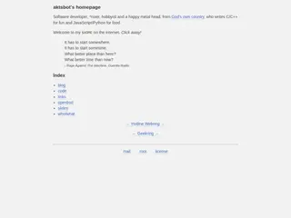 aktsbot's homepage