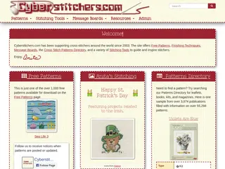 Home | Cyberstitchers Cross-Stitch Picture Gallery