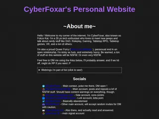 CyberFoxar's home