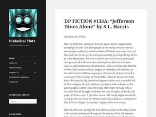 Diabolical Plots – From Inspiration to Ink…