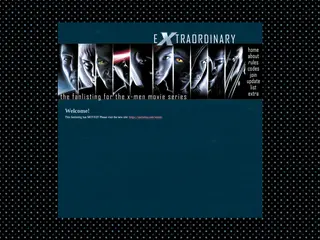 ~ extraordinary :: the fanlisting for the x-men movie series ~