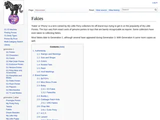 Fakies - My Little Wiki