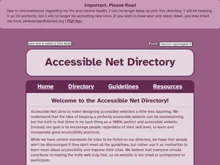 Home - Accessible Net Directory