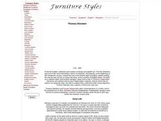 Thomas Sheraton Biography