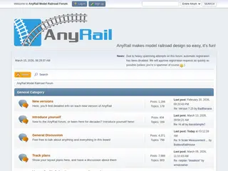 AnyRail Model Railroad Forum - Index