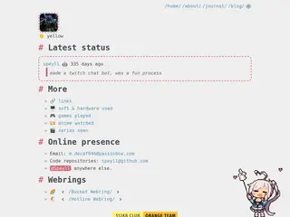 Speyll's Writing Endeavors