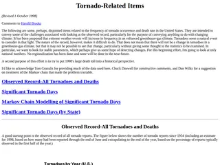 Tornado Climatology Stuff