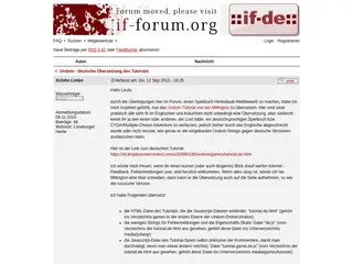 if-de :: Forum ~ Thema anzeigen - Undum - deutsche �bersetzung des Tutorials
