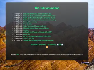 The Extramundane