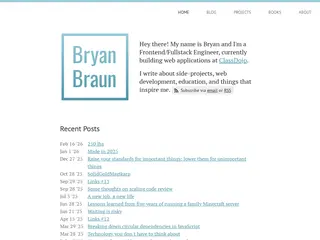 Bryan Braun - Frontend Developer