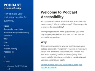 Podcast Accessibility