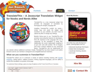 TranslateThis – A Javascript Translation Widget for Noobs and Nerds Alike | Jon Raasch's Blog