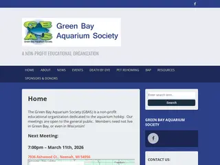 Green Bay Aquarium Society – A Non-Profit Educational Organization
