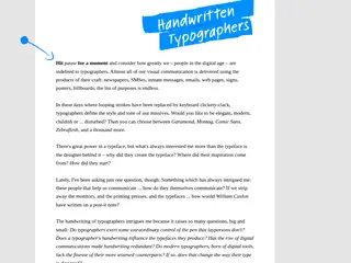 Handwritten Typographers