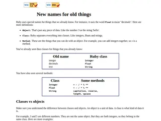 Introduction to Ruby