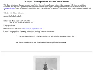 The Project Gutenberg eBook of The School Book of Forestry, by Charles Lathrop Pack