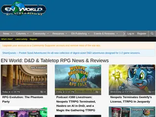 EN World: D&D & Tabletop RPG News & Reviews | EN World D&D & Tabletop RPG News & Reviews