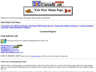 Eric Pass' Home Page