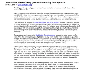 Please stop externalizing your costs directly into my face