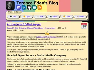 All the jobs I failed to get – Terence Eden’s Blog