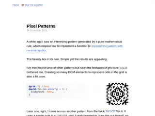Pixel Patterns