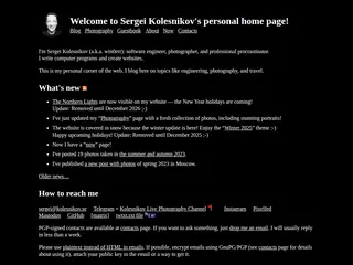 Sergei Kolesnikov's home page