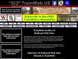 Railroad Web Site Archive at TrainWeb
