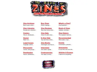 Zines, E-Zines, Fanzines : The Book of Zines : Directory