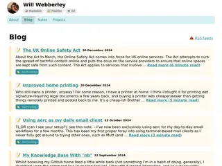 Blog | Will Webberley