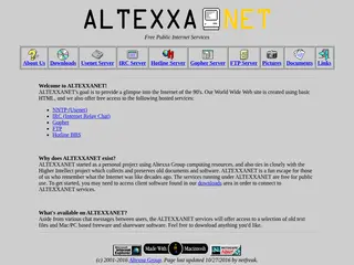 ALTEXXANET - Your 90s Internet Experience