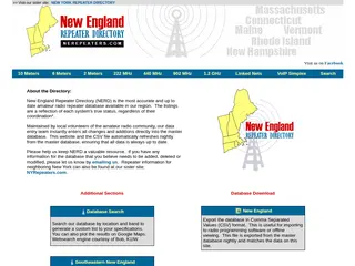 New England Repeater Directory