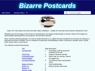 Bizarre Postcards