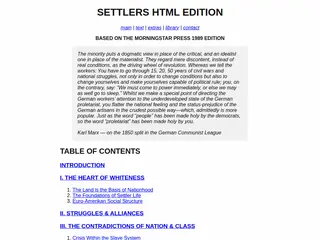 SETTLERS HTML EDITION
