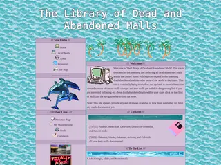 The Library of Dead and Abandoned Malls