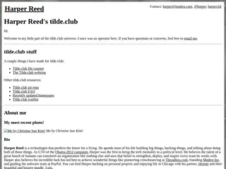 Harper Reed's tilde.club