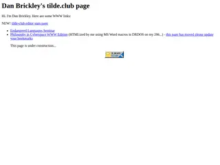 My tilde.club page