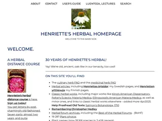 Welcome. | Henriette's Herbal Homepage