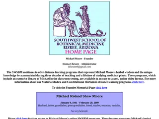 Michael Moore - SW School of Botanical Medicine Home Page