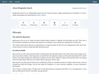 About Marginalia Search - Marginalia Search
