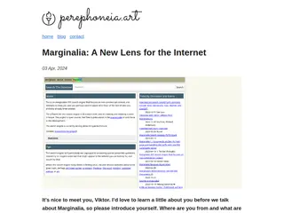 Marginalia: A New Lens for the Internet | perephoneia.art
