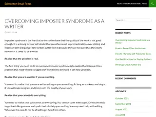 Edmonton Small Press - All Things Literary