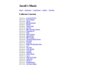 Jacob's Music